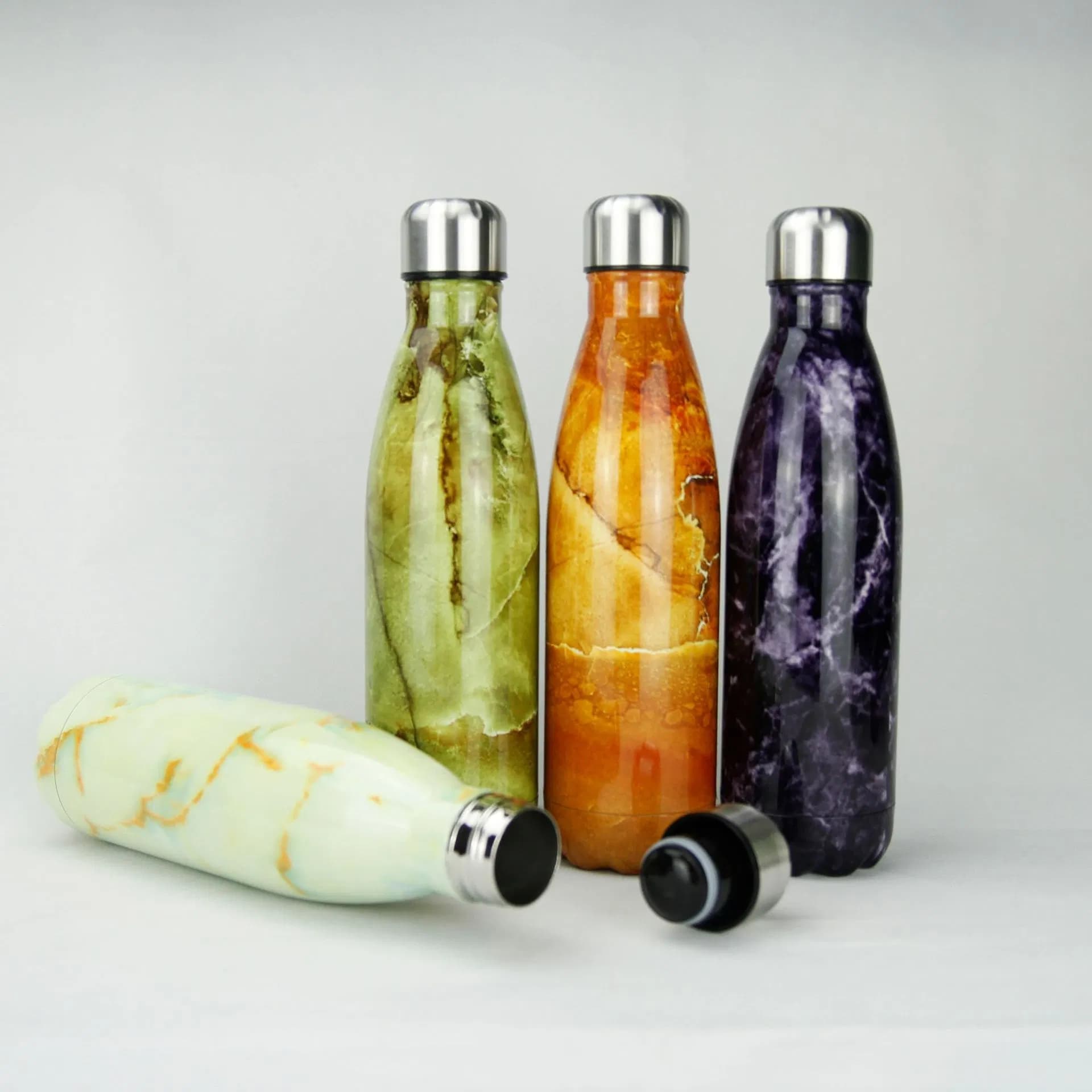 Custom Sweat Proof Sports Double Wall Vacuum Insulated Thermal Drink Bottle Stainless Steel Water Bottle