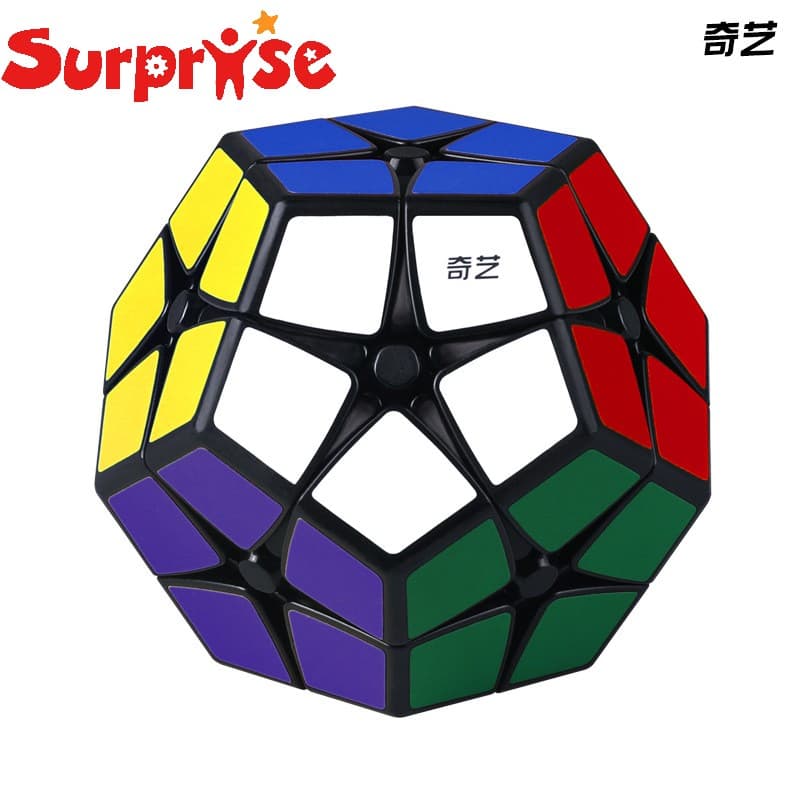 Educational Toys for Kids 12 Sides Cube Plastic Magic Cube Qiyi 2X2 Mega Puzzle Cube Toys