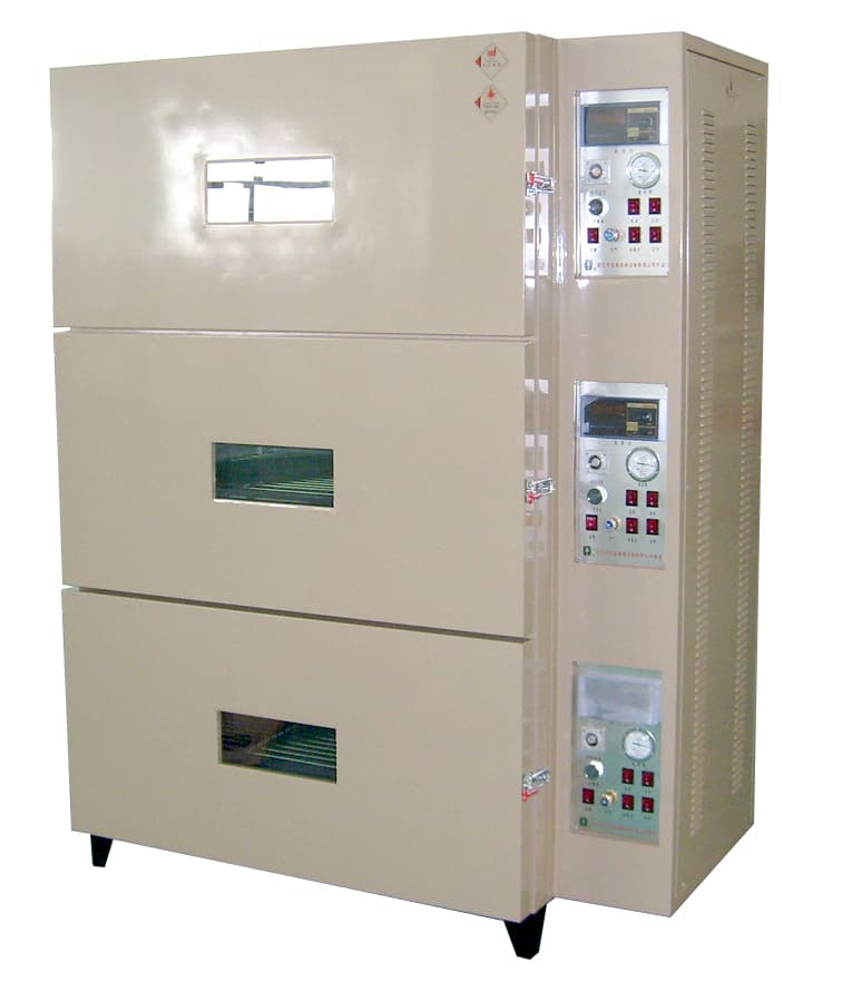 Lithium Ion Battery Production Line Three Layer Vacuum Drying Oven for Electrode Drying