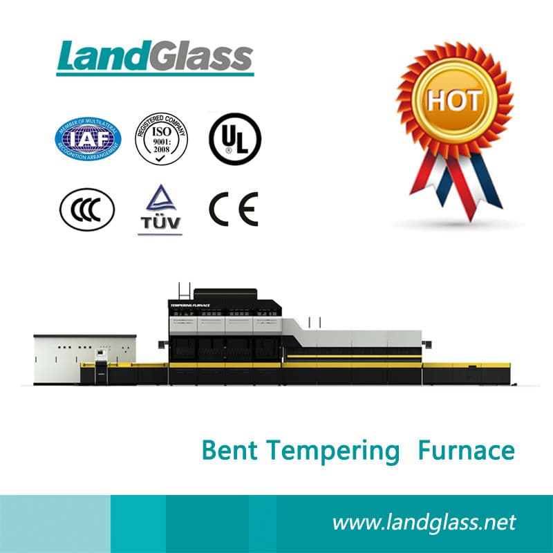 Landglass Automobile Car Windshield Doubel Curvature Bent Glass Tempering Furnace