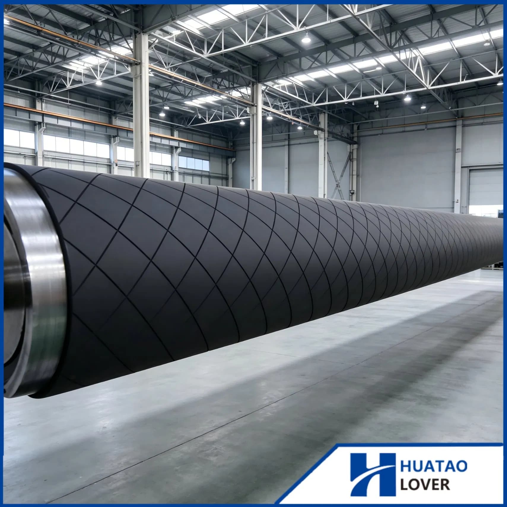High Speed BOPP BOPET Film Winder Contact Roll Cfrp Contact Roller