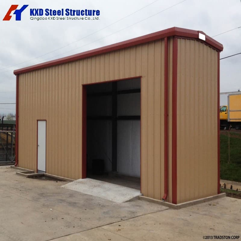 Prefabricated Light Structural Steel Garden Shed Carport (KXD-SSW232)