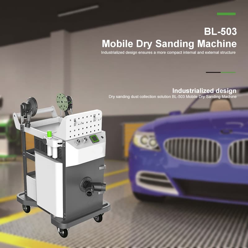New Design Mobile Dry Sanding Machine for Garage with Industrialized Design