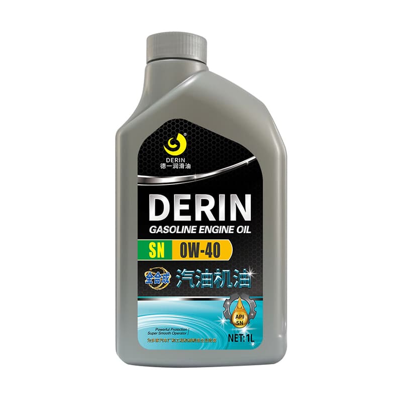Derin Lubricant Supplier Full Synthetic Engine Oil Sn 0W40 From Car Lubricants