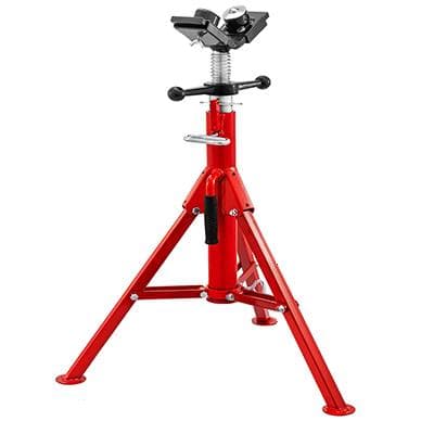 1107 Ball-Head Pipe Stand Pipe Vise for Pipes 12 Inches