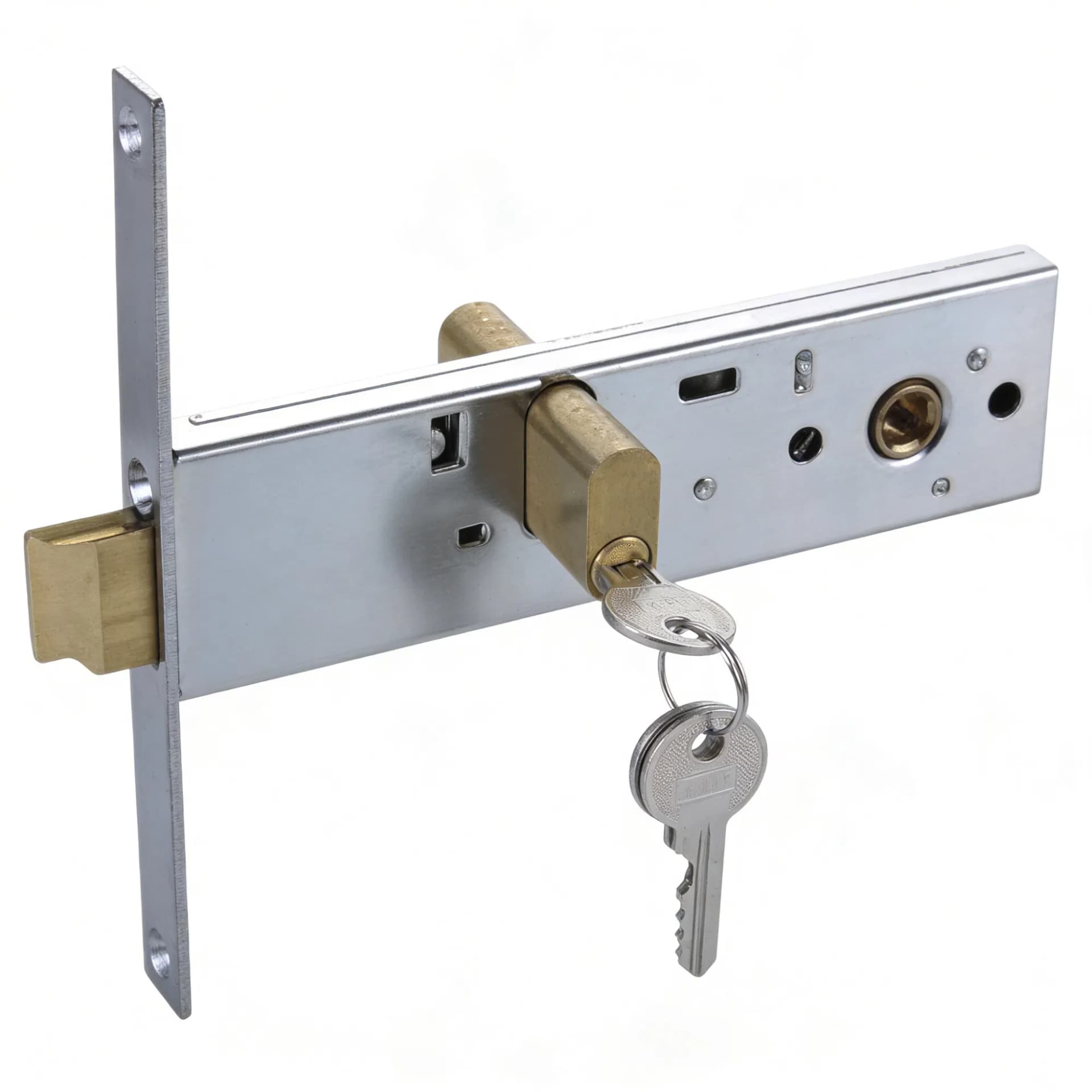 Guangzhou Wholesale Aluminum Alloy Window Door Handle Crescent Mortise Lock
