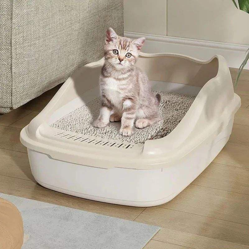 Cat Litter Box Small Size Pet Sandbox Anti-Splash Cats Toilet Pet Sandbox