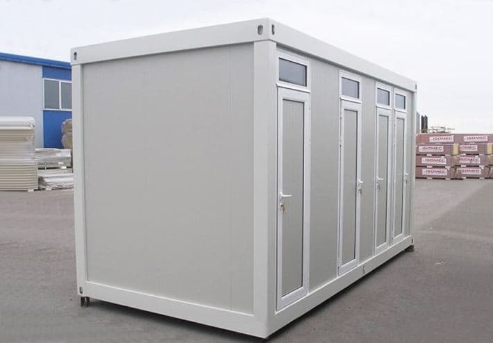 Easy Assemble Prefab China House Flat Pack Container for Restroom Washroom Toilet