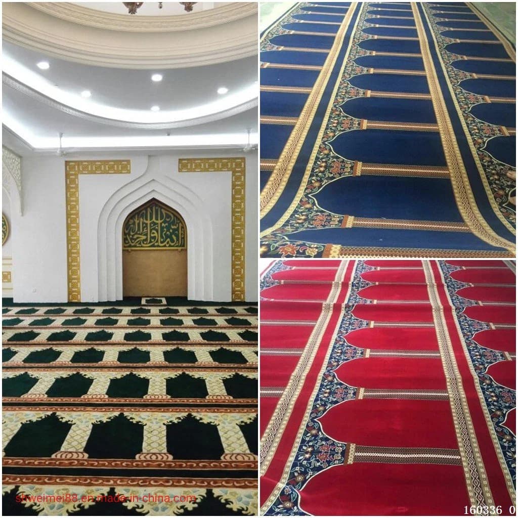 2020 New Design Wholesale Muslim Prayer Carpet Mat Carved Polyester Rugs Premium Islamic Prayer Rug/Janamaz Sajjadah/Namaz Seccade Muslim Prayer Mat Factory