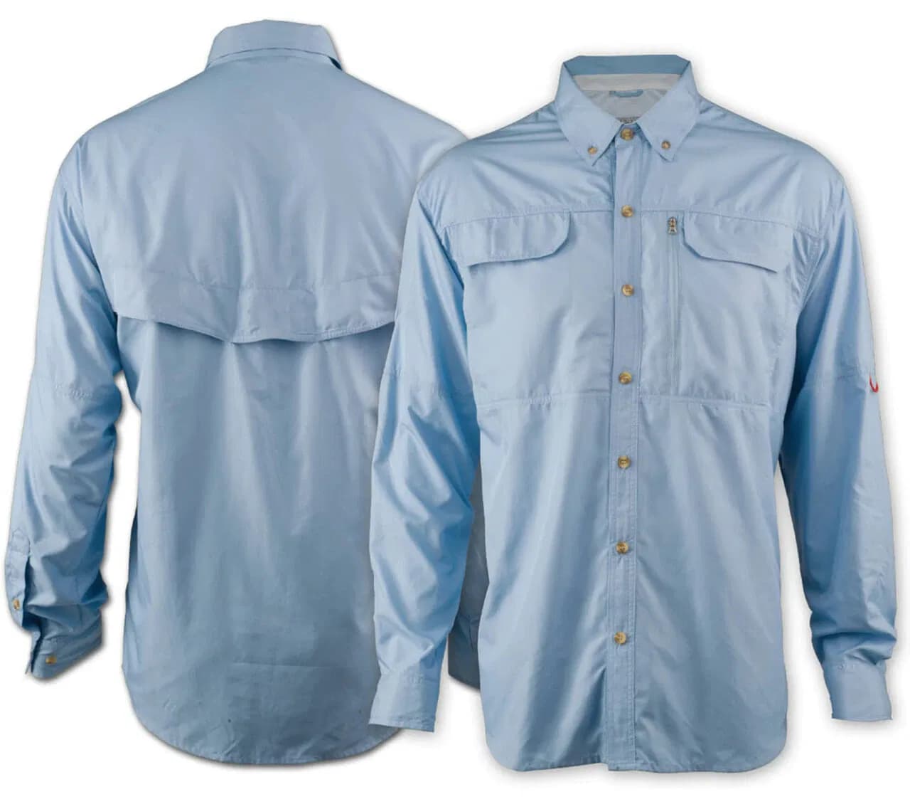 Polyester Men's Long Sleeve Quick Dry Fishing Shirt Breathable Fishing Shirts