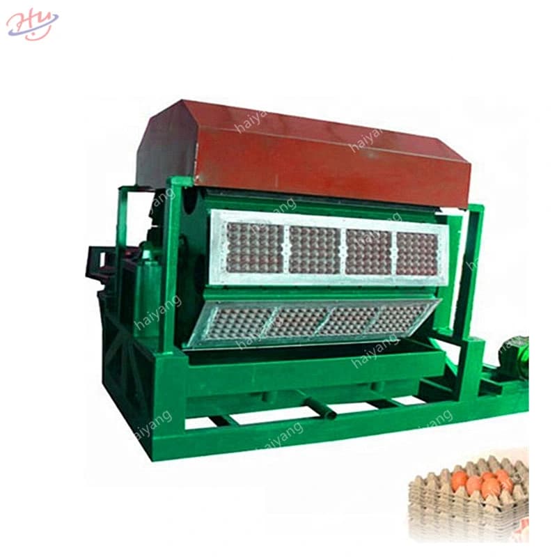 Computer Control Panel Food Paper Pulp Egg Tray Making Line