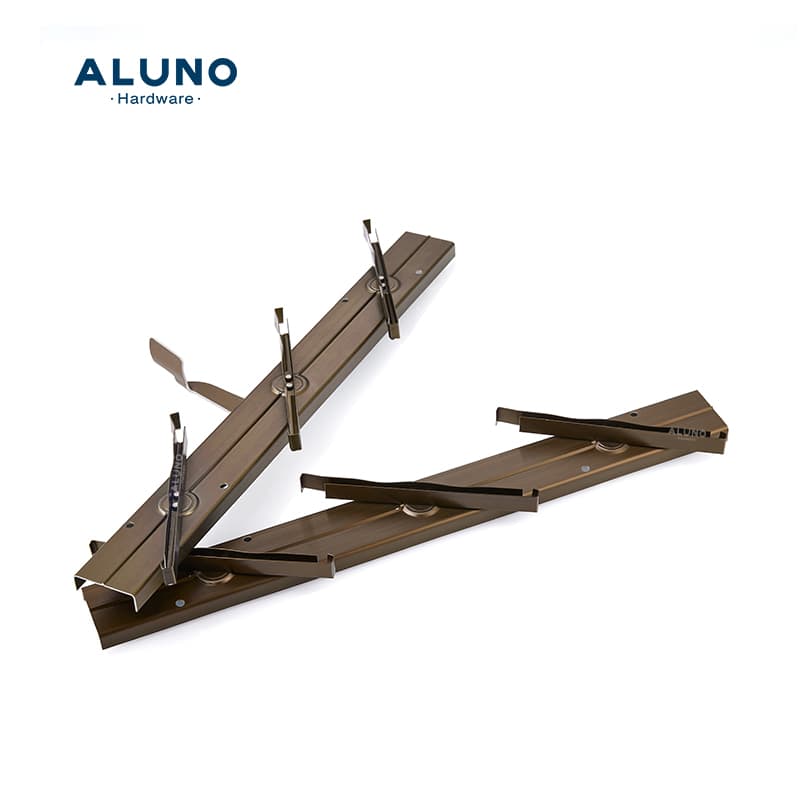 Aluno Building Black Water Resistance Easy Assembly Jalousie Window Parts Plantation Shutters Blinds for Window