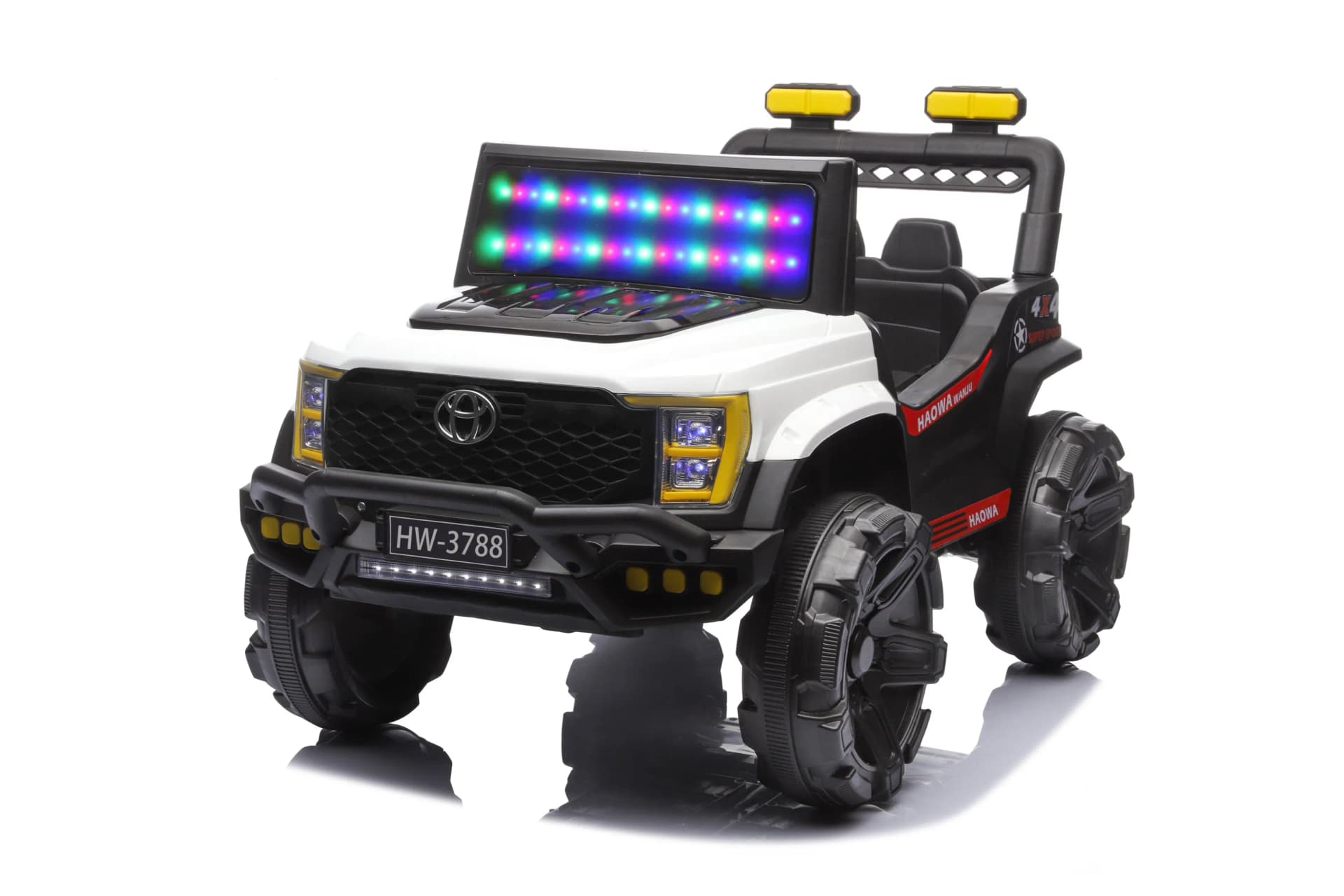 Electric Vehicle for Children Featuring Tri-Speed, Slow Start & Mobile APP Control - Rechargeable Dual Batteries