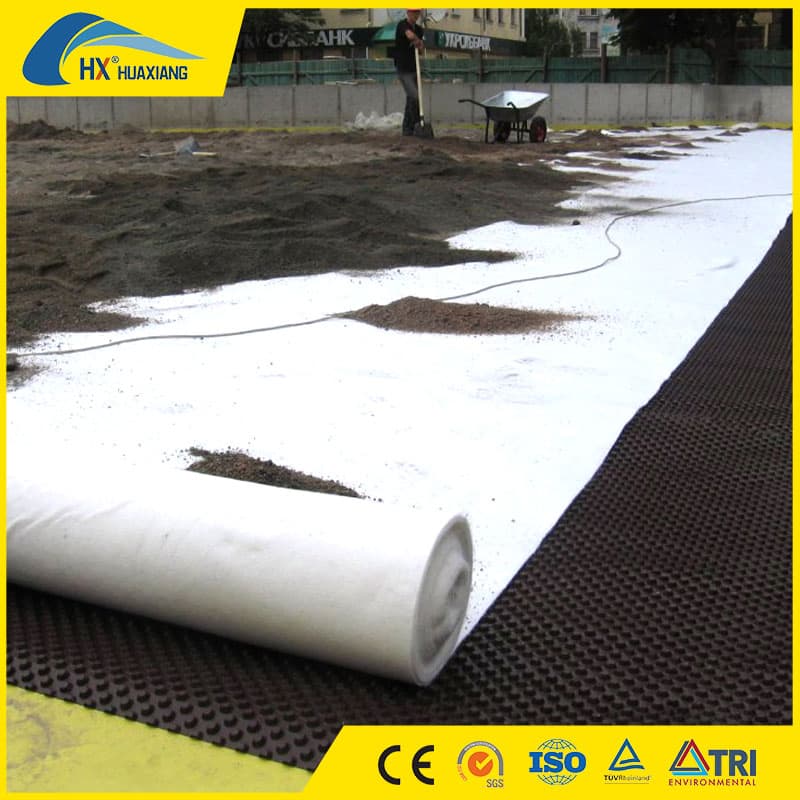 High Flow Capacity Dimple Drainage Board for Sports Field and Golf Course Drainage
