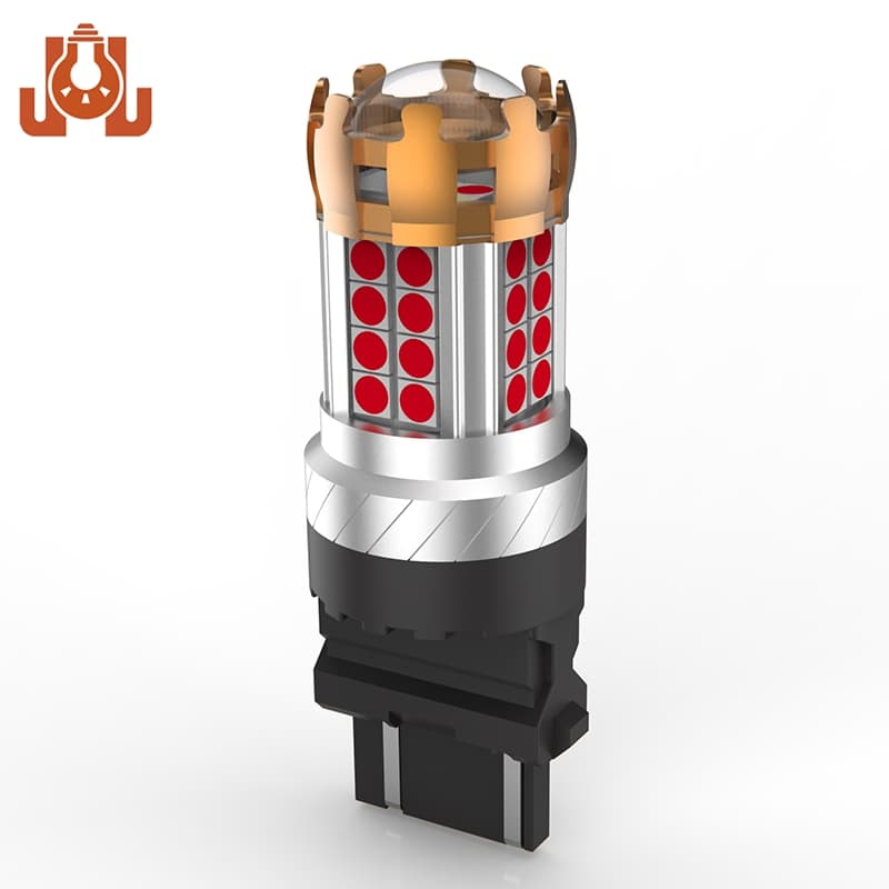 3157 4257 1157 7443 Red Flash Strobe LED Bulb for Car Tail Brake Light