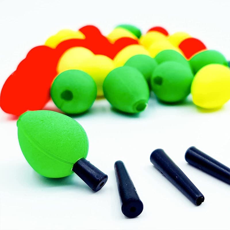 Slotted High Density PVC Foam Fly Fishing Bobbler Floats with Removable Peg