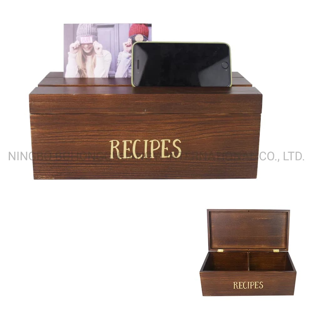 New Big Wooden Storage Box for Mobile Phone Holder Box