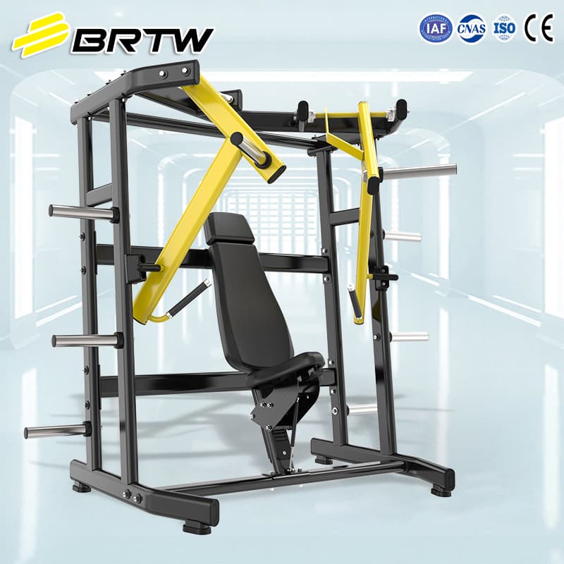Brtw Sports Equipment Strength Commercial Pin Loaded Chest Press Machine Strength Training Gym Equipment