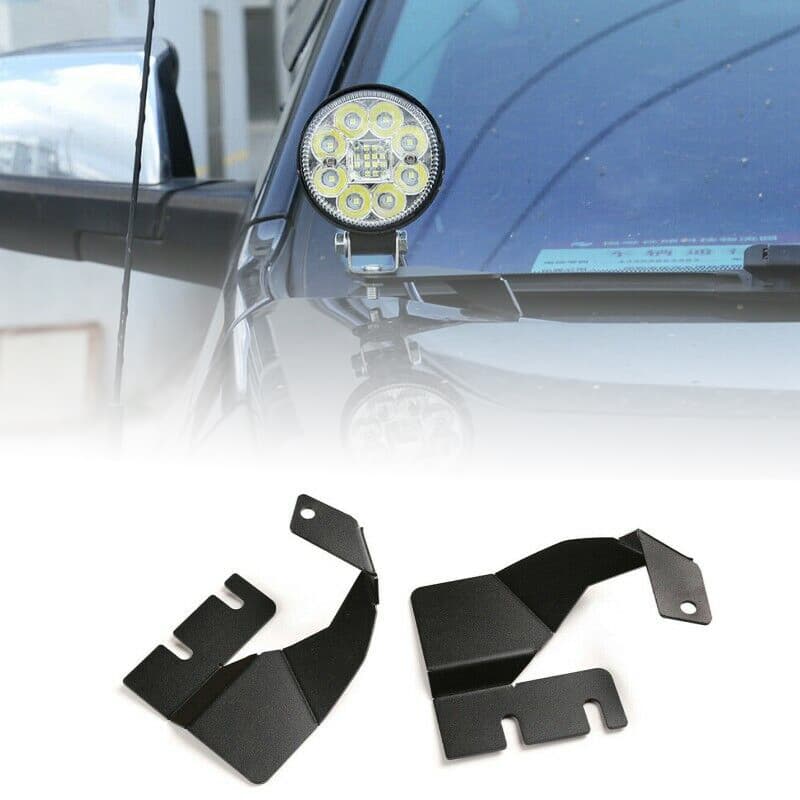 Dual a-Pillar Light Mounting Brackets for Toyota Tundra 2014-2021