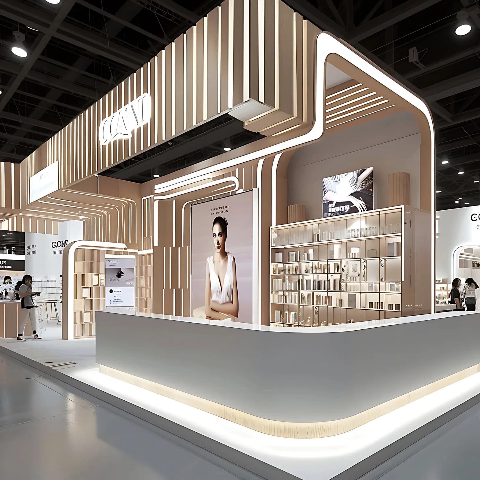 Custom Cosmetic Retail Kiosk Supplier for Shopping Malls & Department Stores
