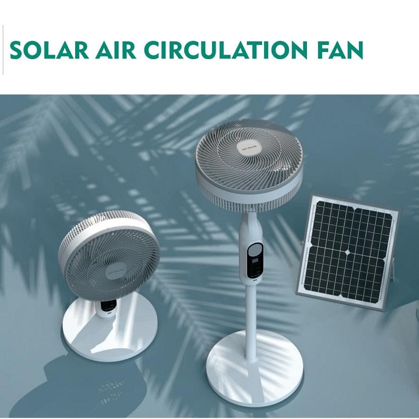 8 Inch Solar Air Circulation Fan with 1 Year Warranty