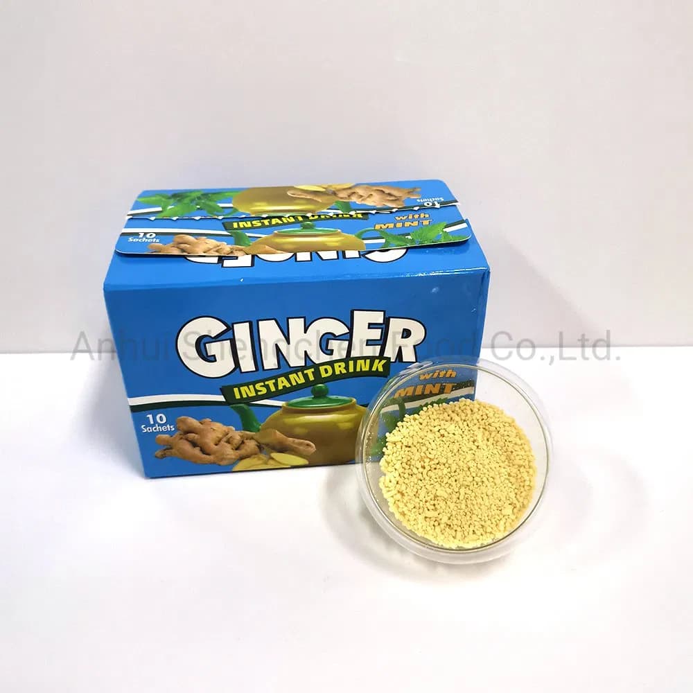 Instant Mint Ginger Drink, 10kgx2bags/CTN in Bulk, Ginger Tea with Mint