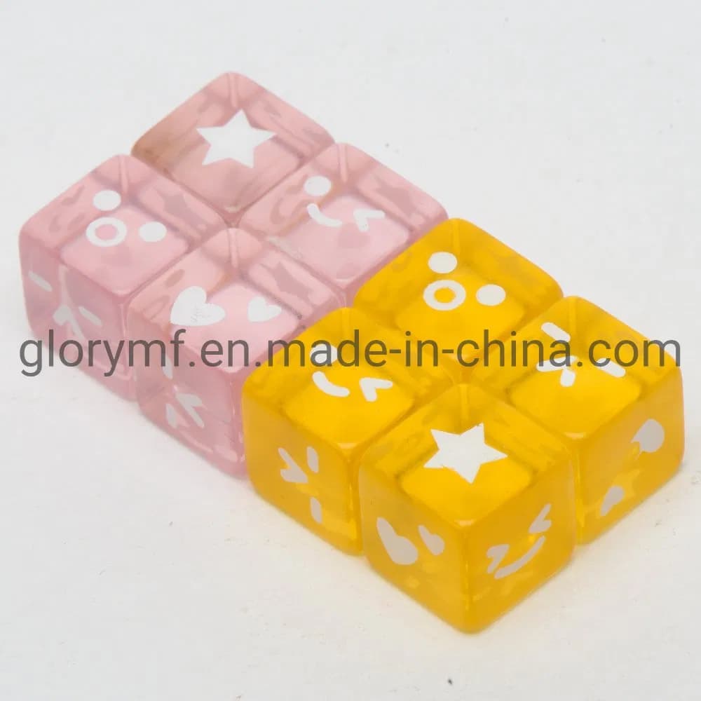 Transparent 10mm Cube with Printing Logo Acrylic 10mm Cube