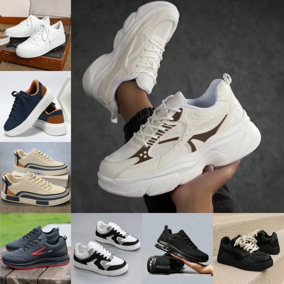 Factory Direct Supply Stock Cheap Mixed Brands Fashion Sneakers Wholesale by Box