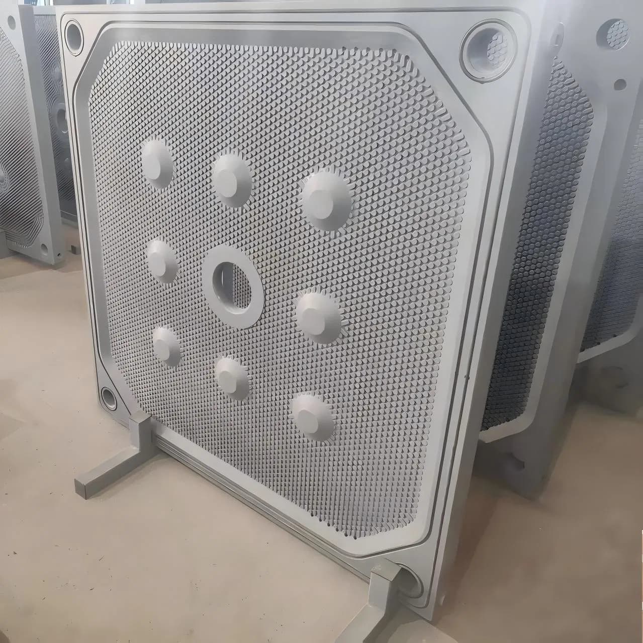 Cgr Diaphragm Membrane Filter Plate, Zero Leakage Gasketed Recessed Plate for Closed Flow Filter Press
