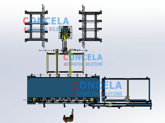 Fully Automatic Ringlock Scaffolding Standard Welding Machine