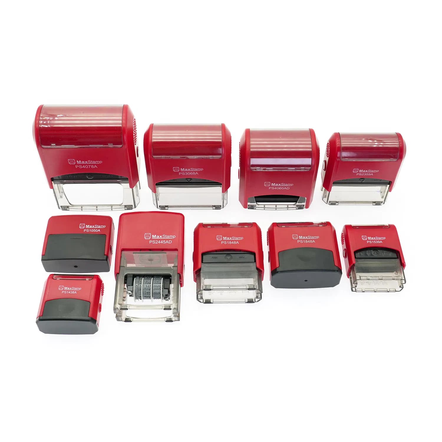 Rainbow Self Inking Stamp with Reversible Pad (Plastic Injection/Printer/Office Supplies/Stationery/Gift/Seal