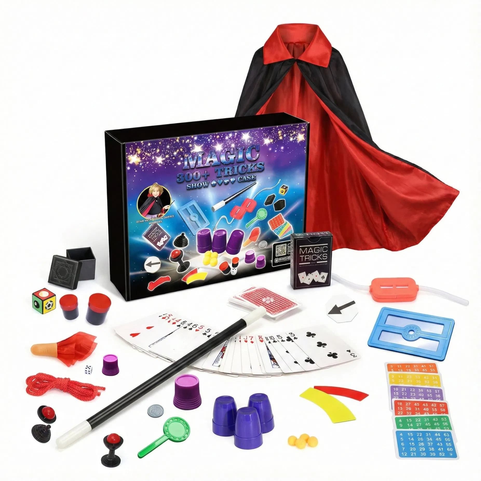 AiJH Amazing Magic Tricks for Professionals Magic Kits Games Toy Kids Magician Toy Set Instruction Manual for Children to Learn Toy