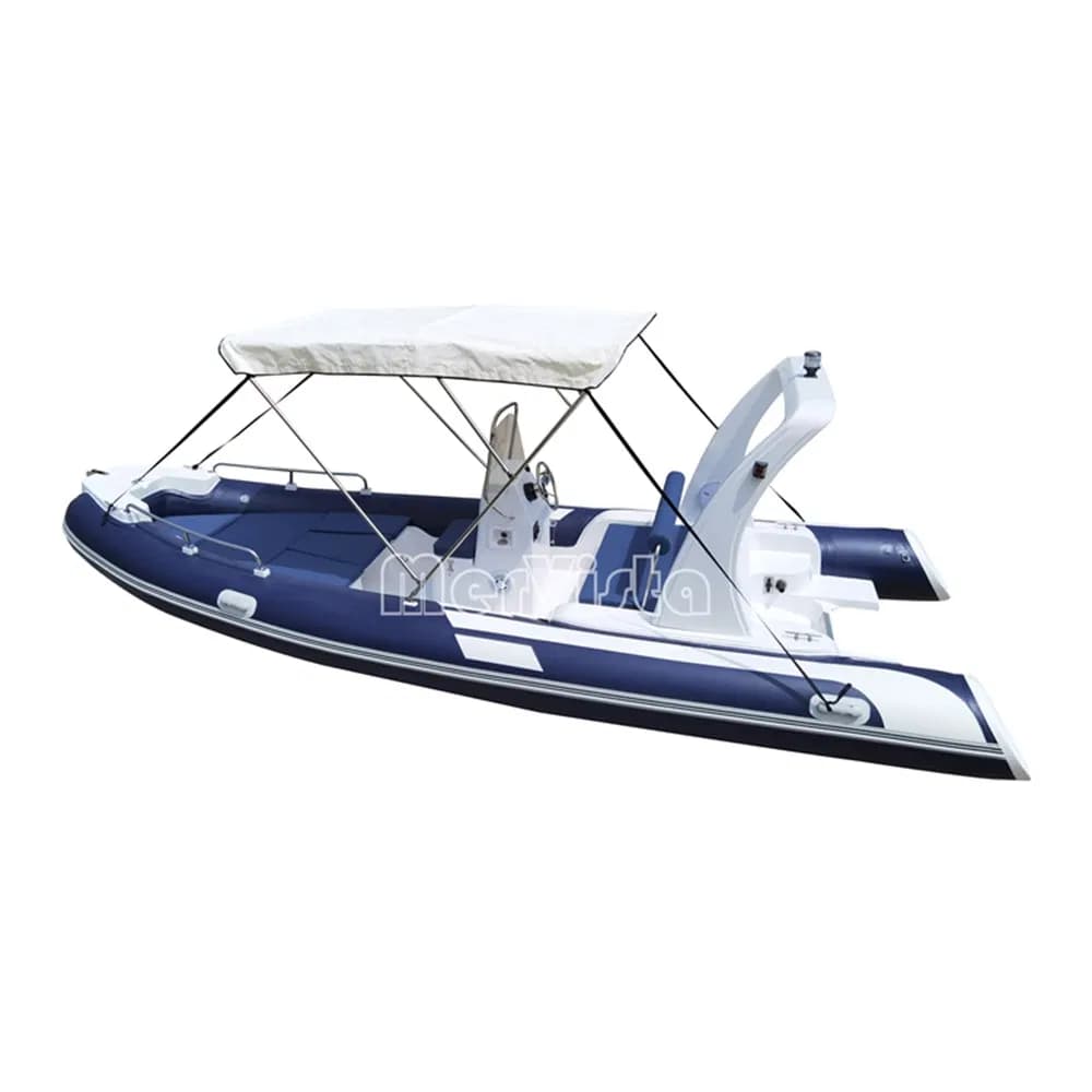 Archilles Hypalon 13passengers Fiberglass Rigid Deep-V Hull Rib600 Boat for Tourism