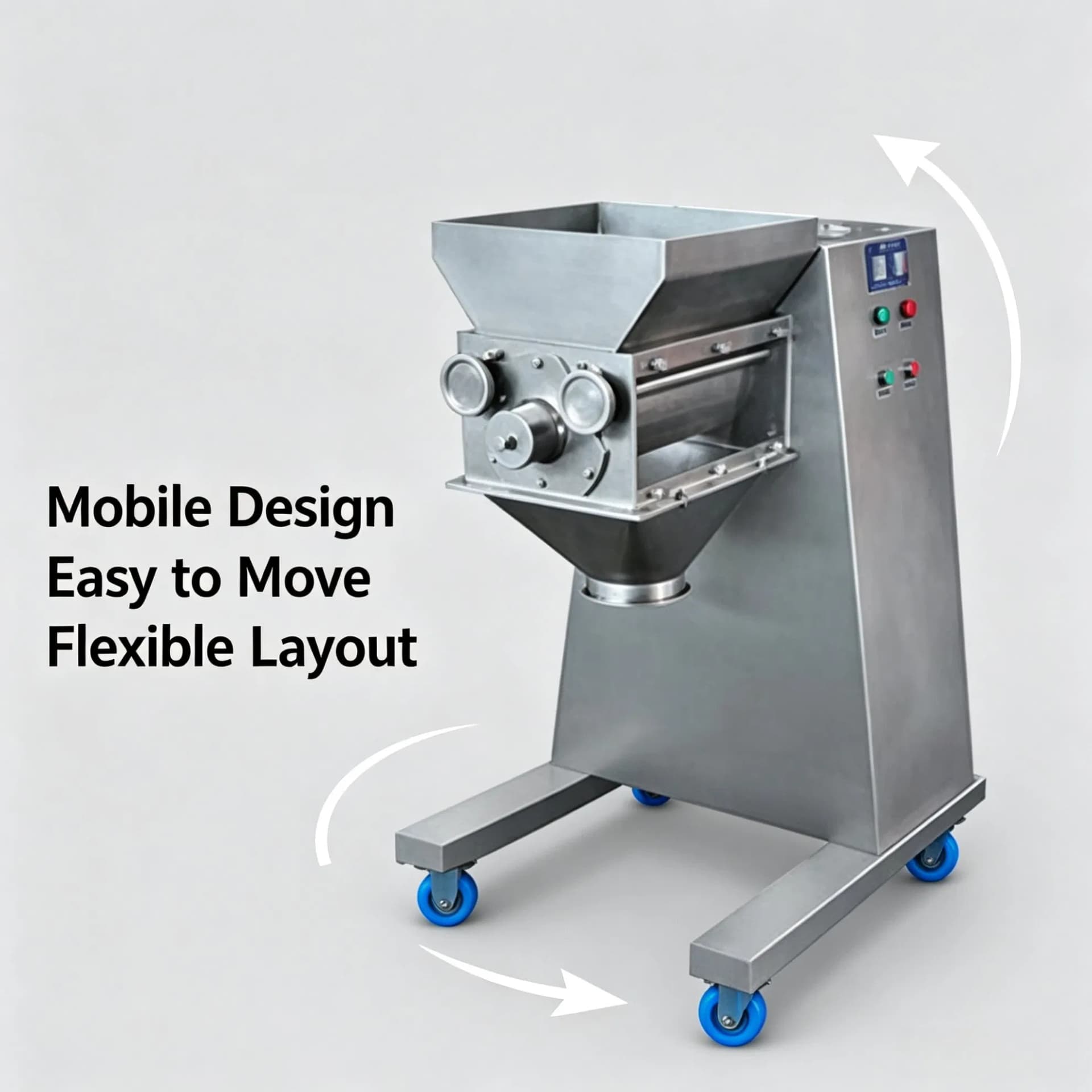 Yk Swing Granulator Adjust Sieve Tightness Drum Speed to Control Particle Size and Density for Production
