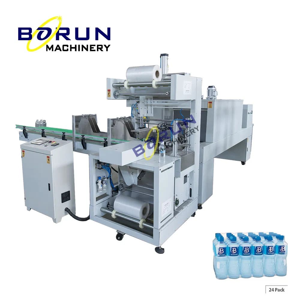 Automatic Film Heat Shrink Packing Machine for Plastic Bottles