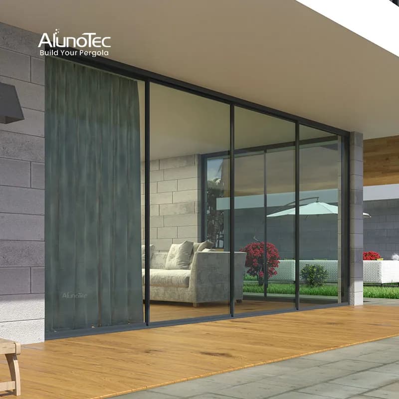 Wholesale Household Hardware Interior Shower Doors Secrecy Tempered Glass Sliding Frameless Door