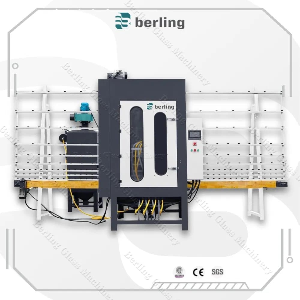 Automatic Glass Sandblasting Machine for Mirror and Patterned Glass Etching Processing Equipment