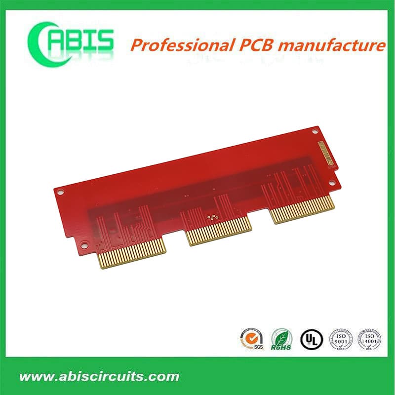 6 Layers Multilayer PCB Fr4 BGA Tg170 Blind Hole Impedance Control Gold Finger PCB