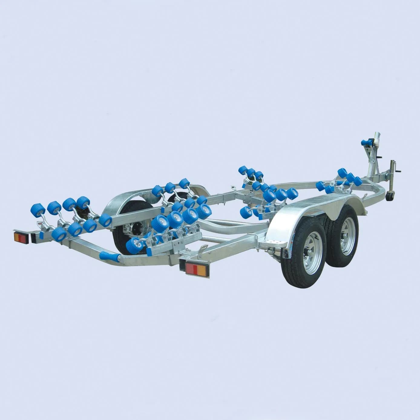 Aqualand Heavy Duty Boat Trailer with Twin Axles 4 Wheels From 7m to 10m... (CT-900)