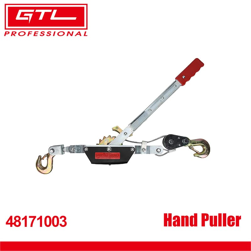 1 Ton Capacity Power Puller with Double Hook Hand Winch Tool Heavy Duty for Electric Power, Traction Wire (48171003)