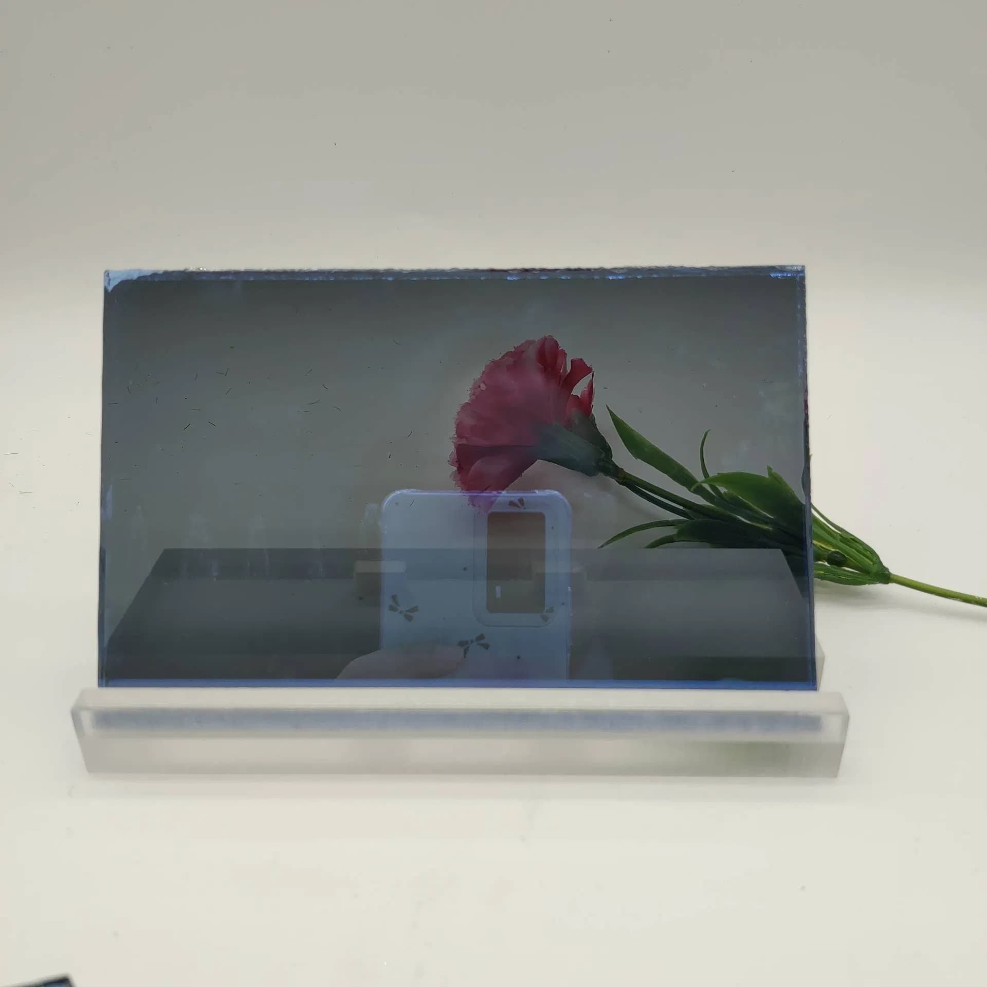 4mm 2140*3300mm Blue/Bronze/Grey/Green/Pink/Violet Reflective Glass