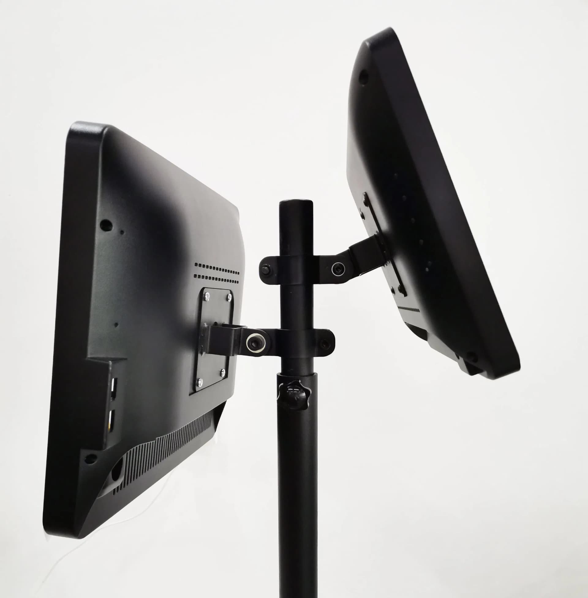 POS Manufacturer Customized Metal Pole Stand Supermarket POS Pole Stand