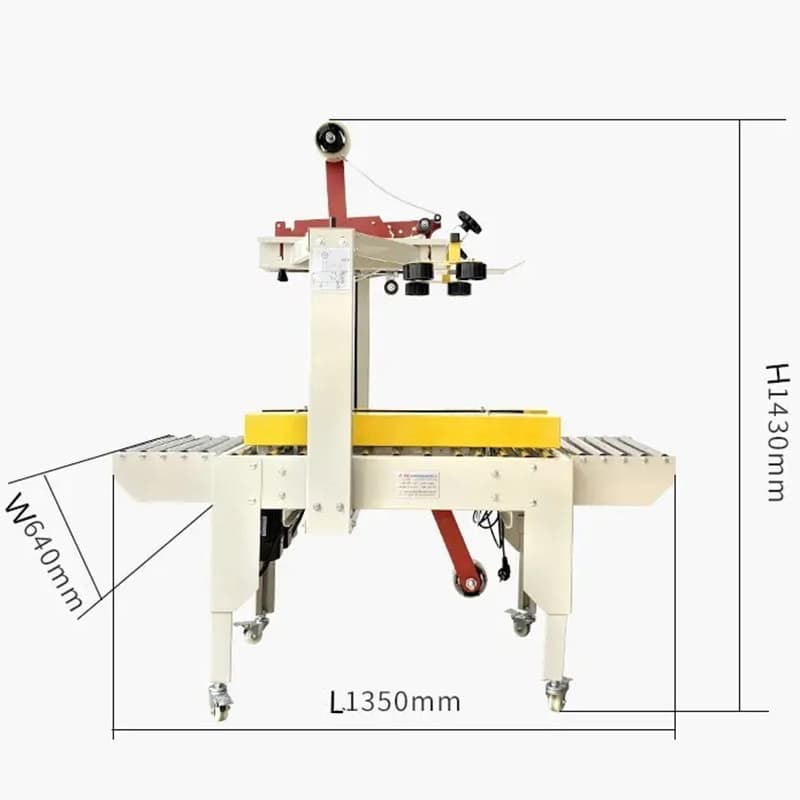 Automatic Case Sealing Machine Bottles Opening Cartoning Sealing Machine for Glass Bottles