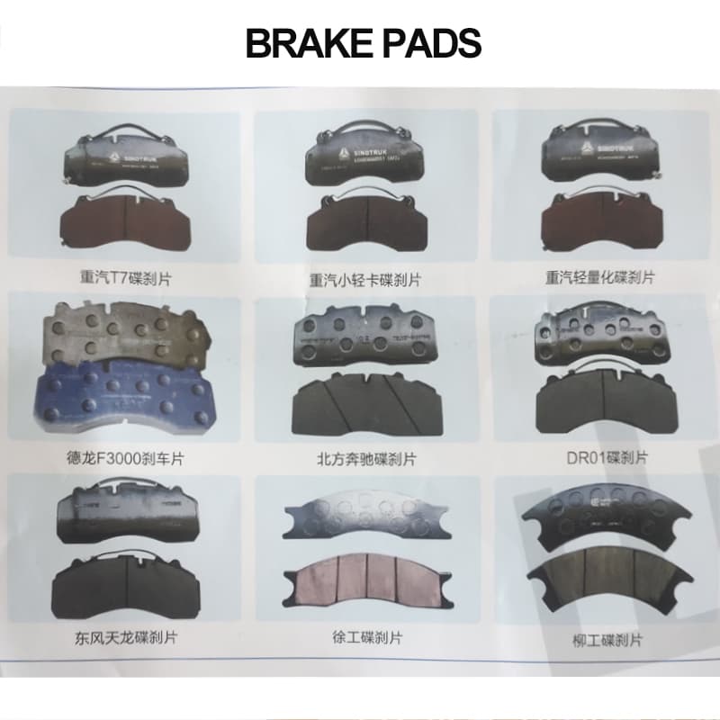 Auto Body Accessories Cheap Price Various Types Brake Pads for Heavy Truck Bus Trailer Series