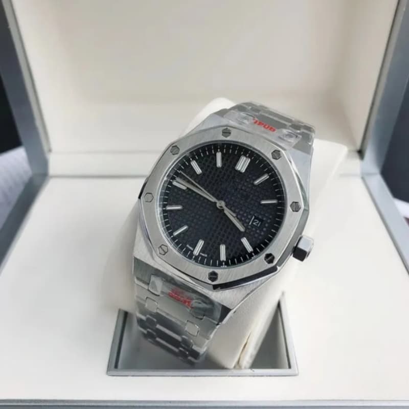 Super Clone Mechanical Automatic Wristwatch Royal Oak Ap Waterproof Luminous Series Watches Factory Straight Hair