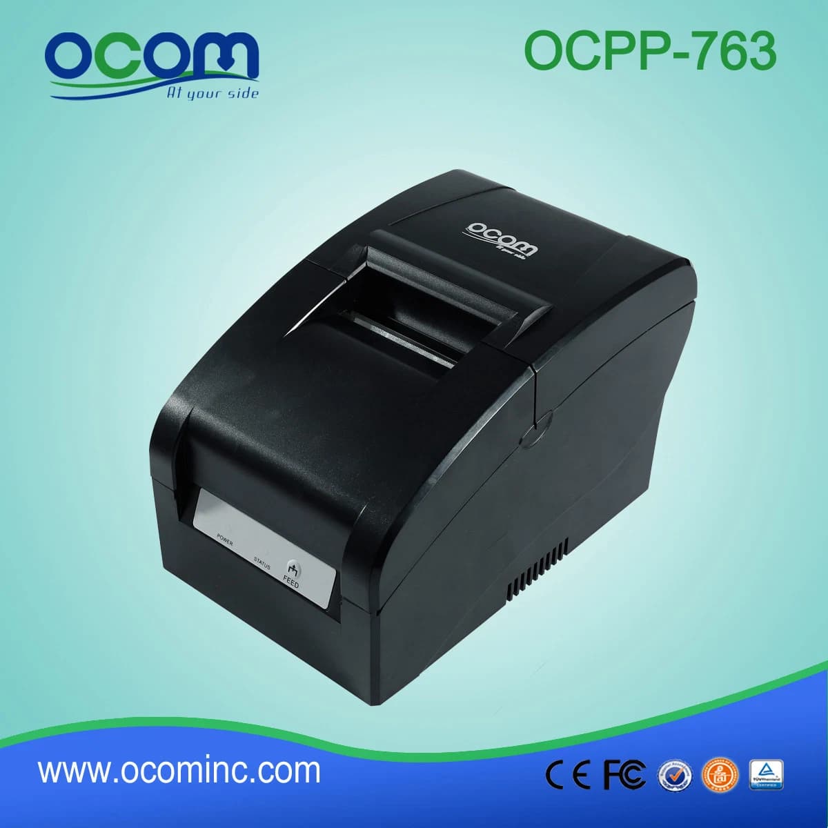 High Speed 76mm POS DOT Matrix Receipt Printer with Auto Cutter