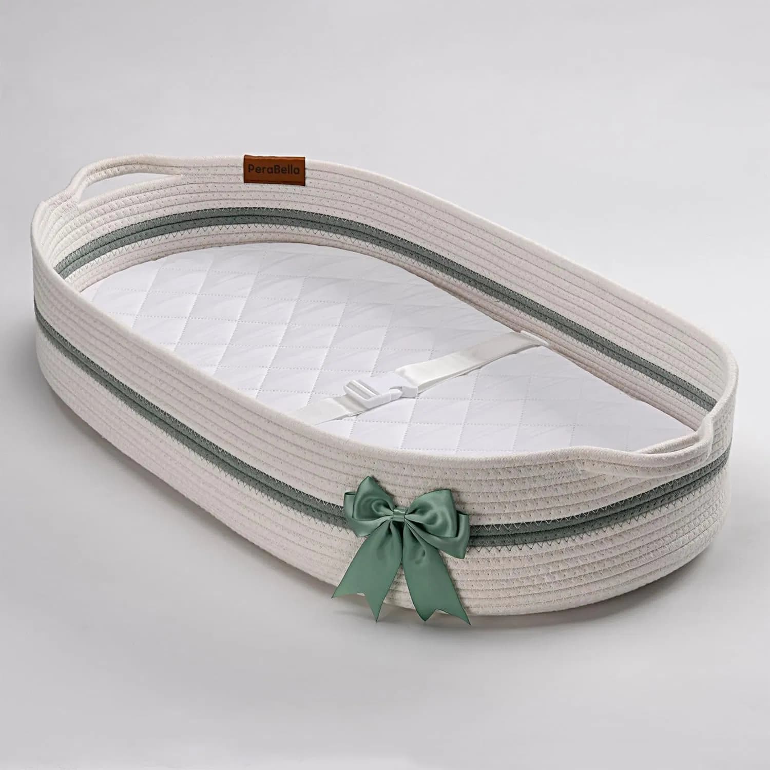 Baby Diaper Changing Basket for Baby Dresser, Moses Basket for Babies, Cotton Rope Diaper, Unisex Baby Moses Basket