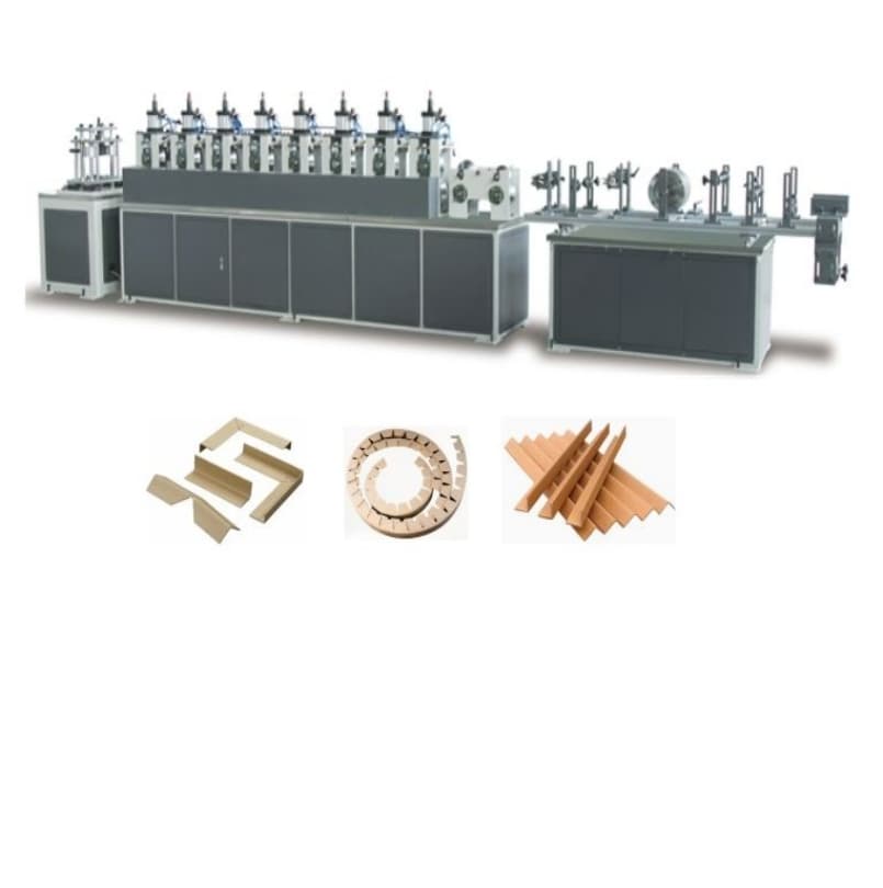 Automatic Cardboard Corner Angle Paper Edge Protector Making Punching and Cutting Machine