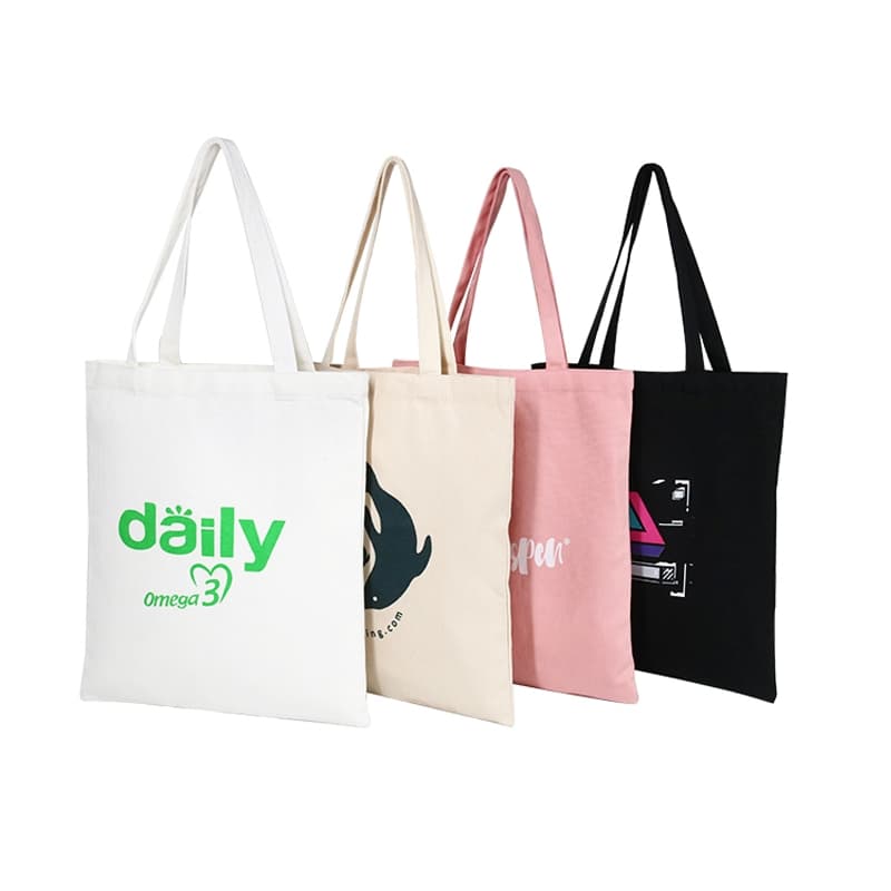 Custom Design Canvas Promotion Shopping Bag for Advertising