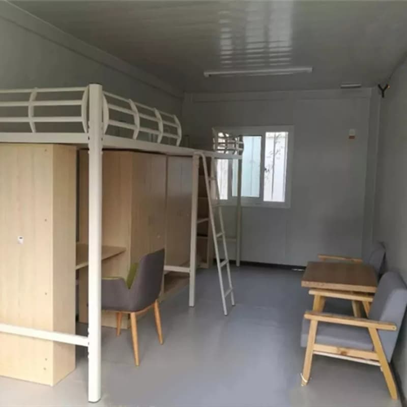 Flat Pack Container House Plan with Toilet Shower Television